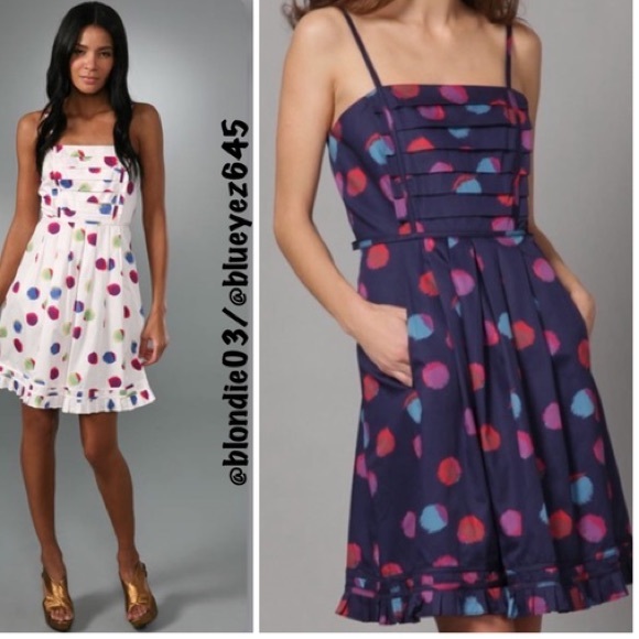 Marc Jacob’s - Size 4 - Twilight Blue (paint ball dress) - Picture 1 of 8